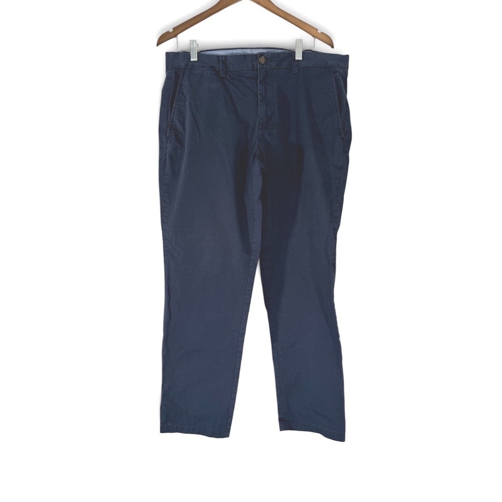 Vineyard Vines Breaker Pant Mens 36x30 Navy Blue Chino Trousers Stretch Cotton